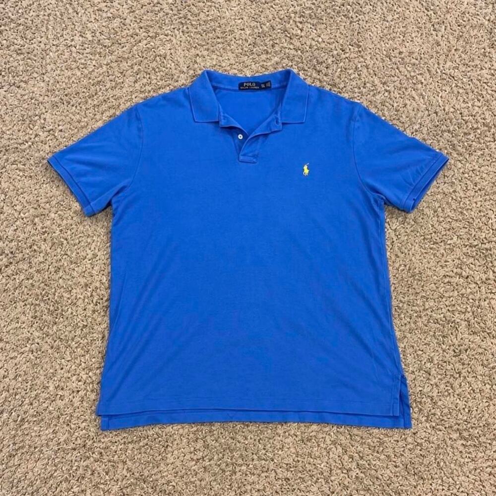 Polo Ralph Lauren Polo Shirt Blue Size Mens XL